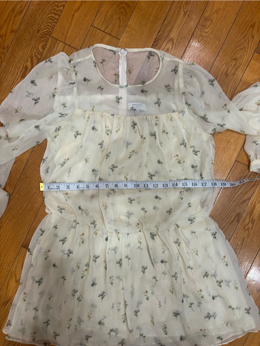 Adam Lippes x RTR Long Sleeve Mini Dress Size:6 - Picture 12 of 12